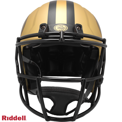 San Francisco 49ers authentic rave full size football helmet FRONT