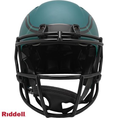 Philadelphia Eagles authentic rave full size football helmet FRONT