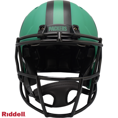 Green Bay Packers authentic rave full size football helmet FRONT