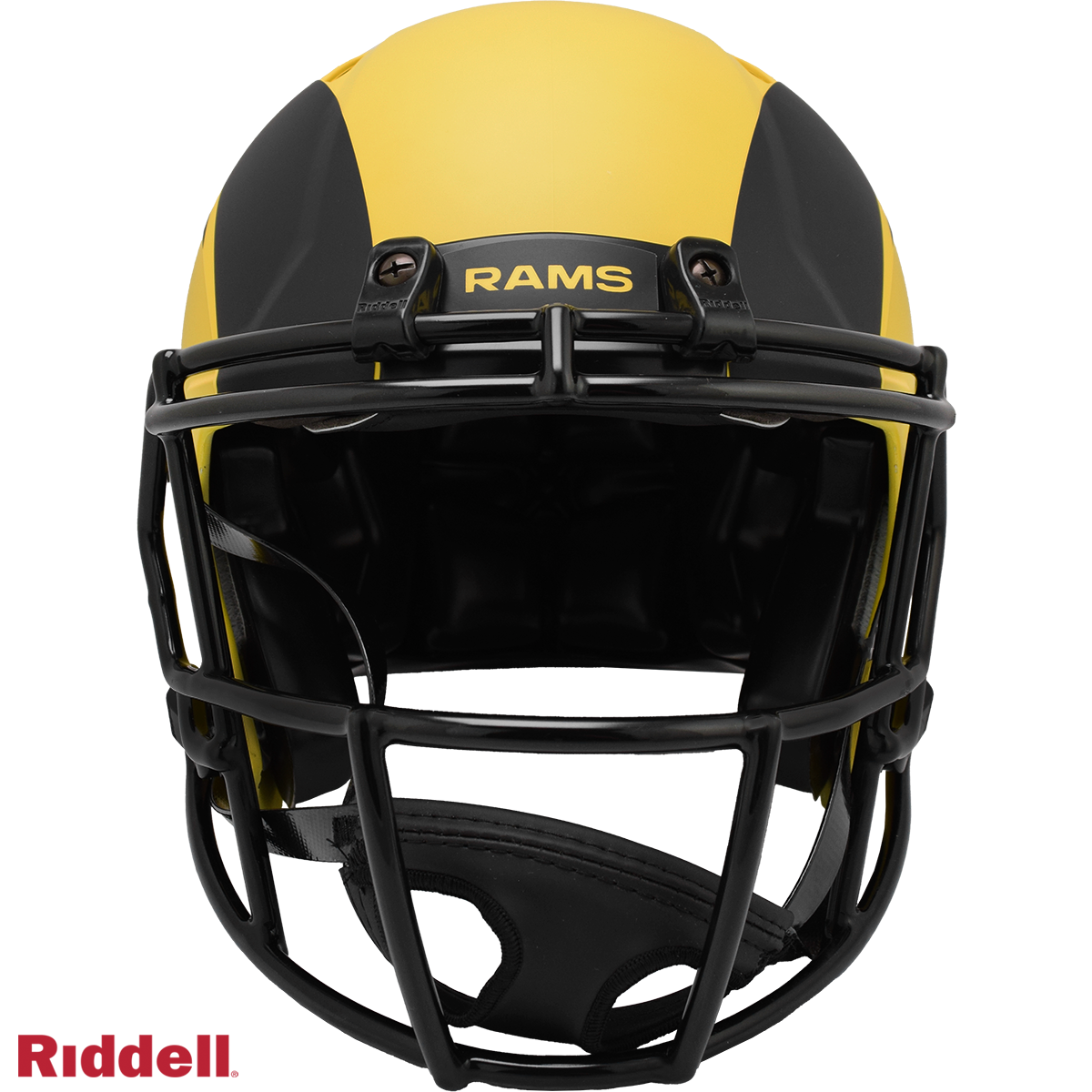 Los Angeles Rams authentic rave full size football helmet FRONT