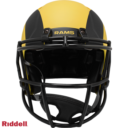 Los Angeles Rams authentic rave full size football helmet FRONT