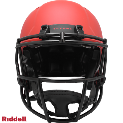 Houston Texans authentic rave full size football helmet FRONT