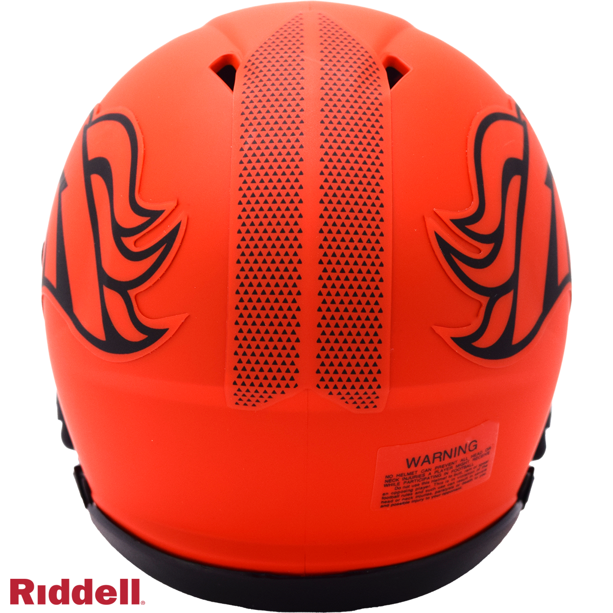 Denver Broncos rave mini helmet BACK