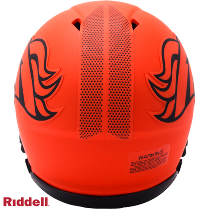 Denver Broncos rave mini helmet BACK