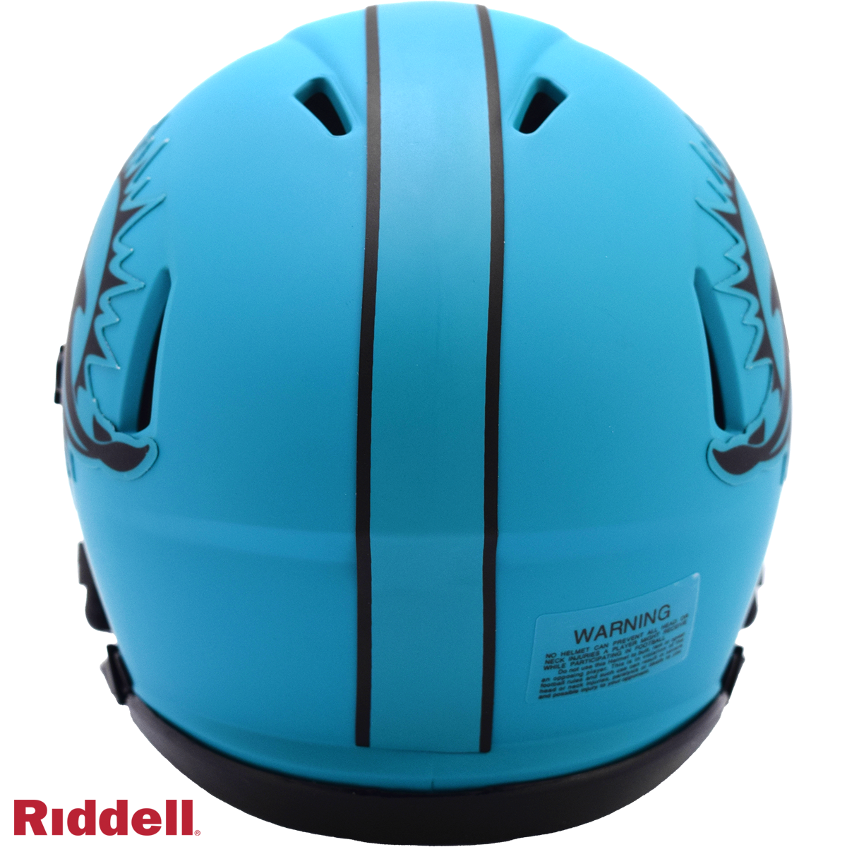 Miami Dolphins rave mini helmet BACK