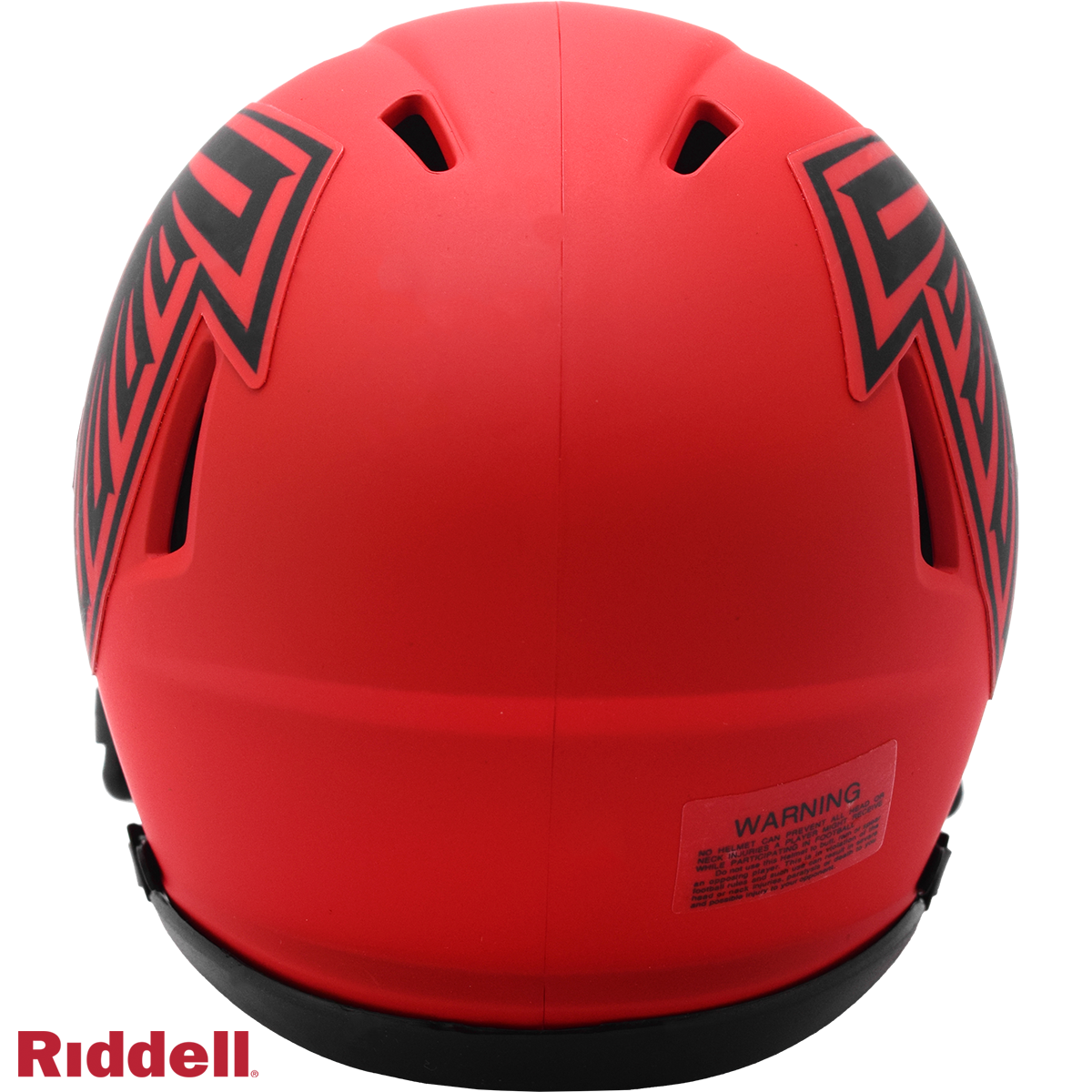 Atlanta Falcons rave mini helmet BACK