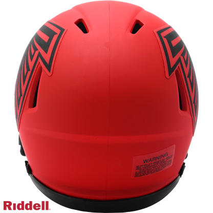 Atlanta Falcons rave mini helmet BACK