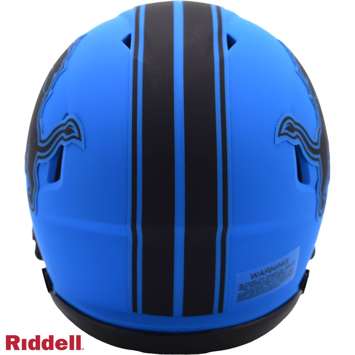 Detroit Lions rave mini helmet BACK