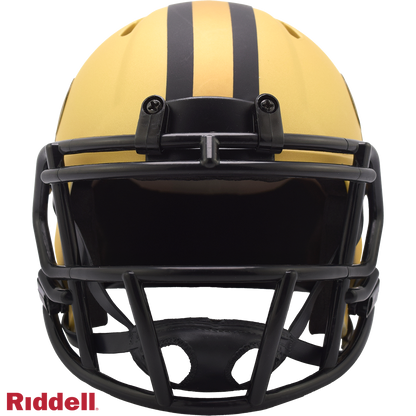 New Orleans Saints rave mini helmet FRONT