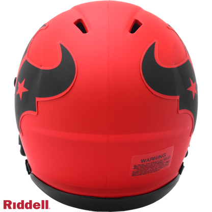 Houston Texans rave mini helmet BACK