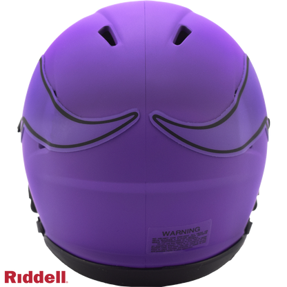 Minnesota Vikings rave mini helmet BACK