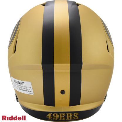 San Francisco 49ers Replica rave helmet BACK