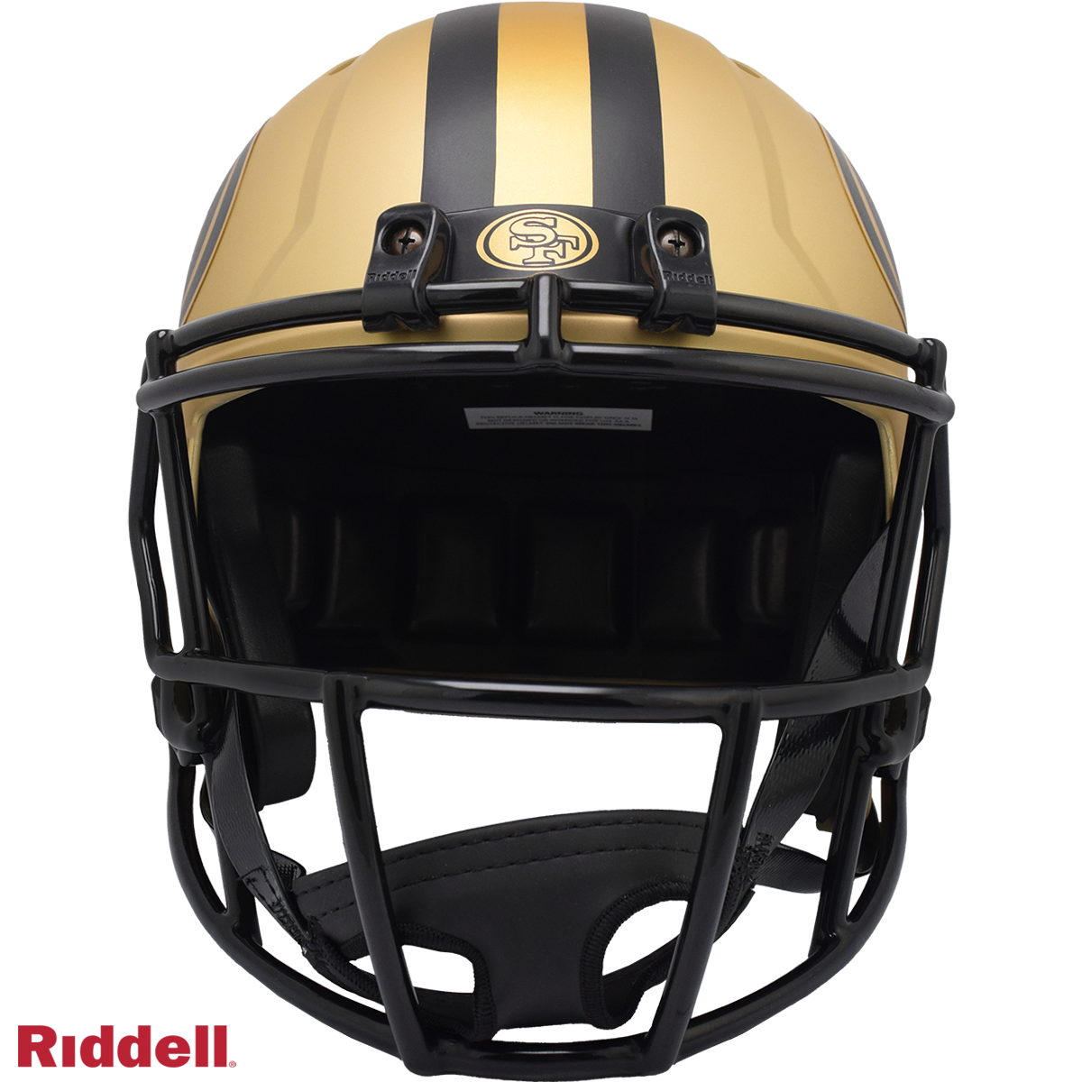 San Francisco 49ers Replica rave helmet FRONT