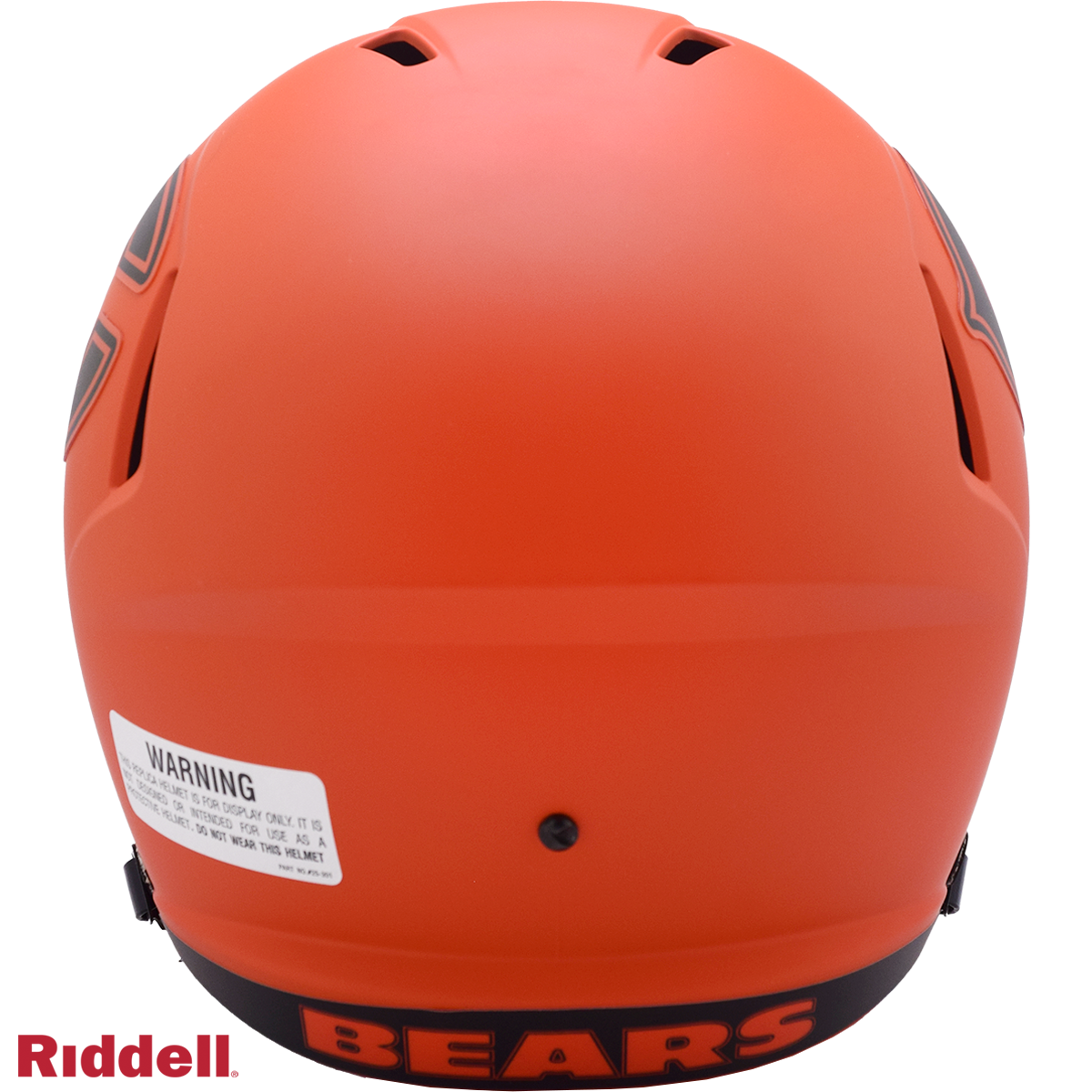 Chicago Bears Replica rave helmet BACK