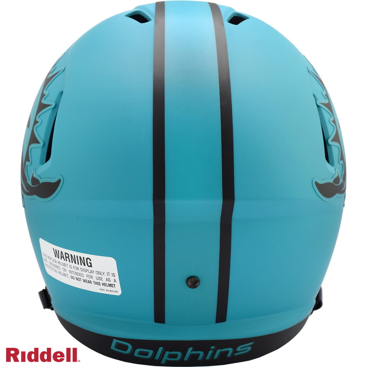 Miami Dolphins Replica rave helmet BACK