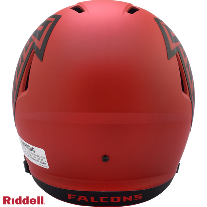 Atlanta Falcons Replica rave helmet BACK
