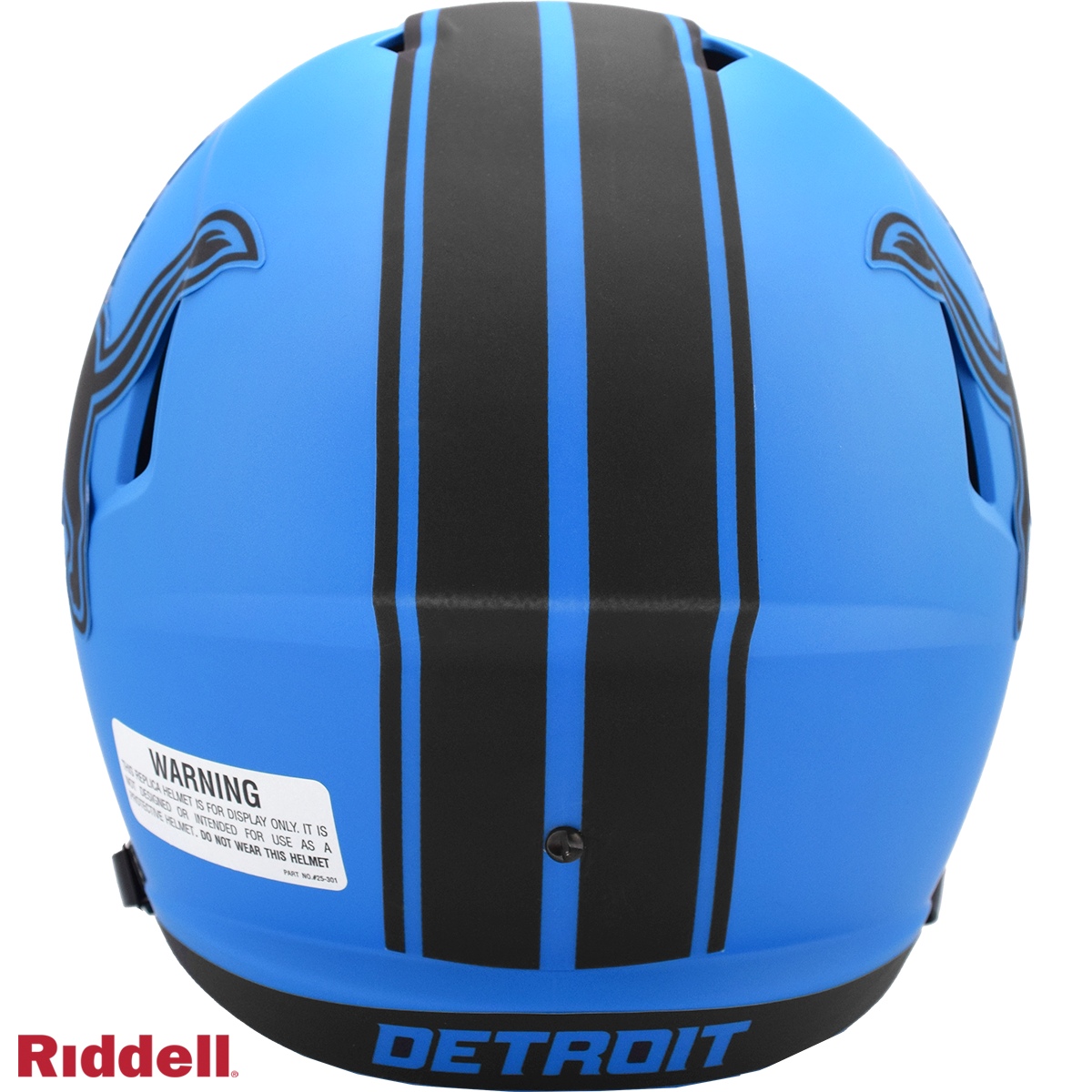 Detroit Lions Replica rave helmet BACK