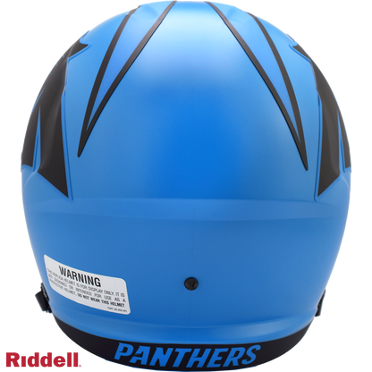 Carolina Panthers Replica rave helmet BACK
