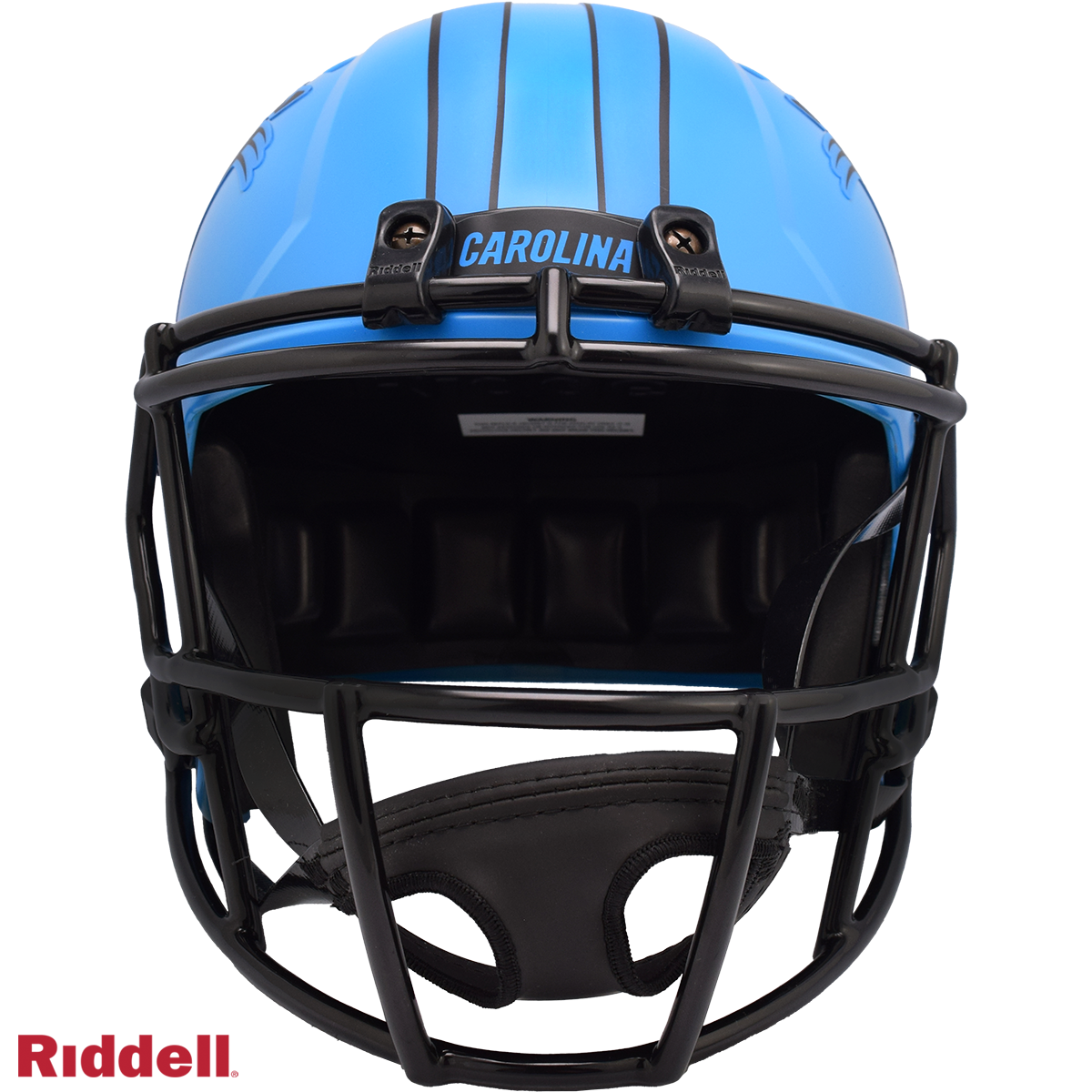 Carolina Panthers Replica rave helmet FRONT