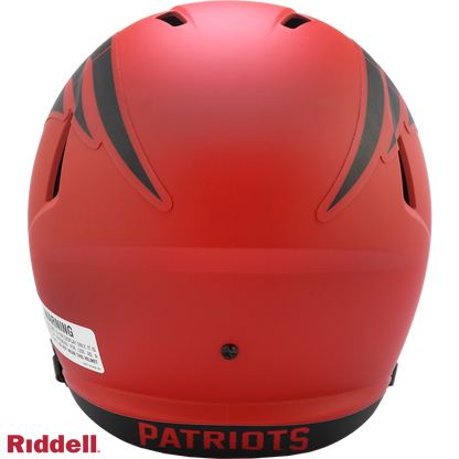 New England Patriots Replica rave helmet BACK