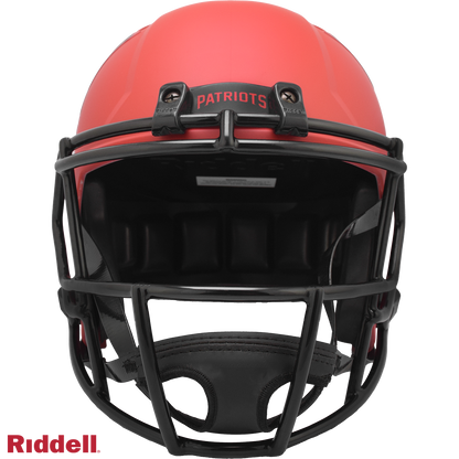 New England Patriots Replica rave helmet FRONT