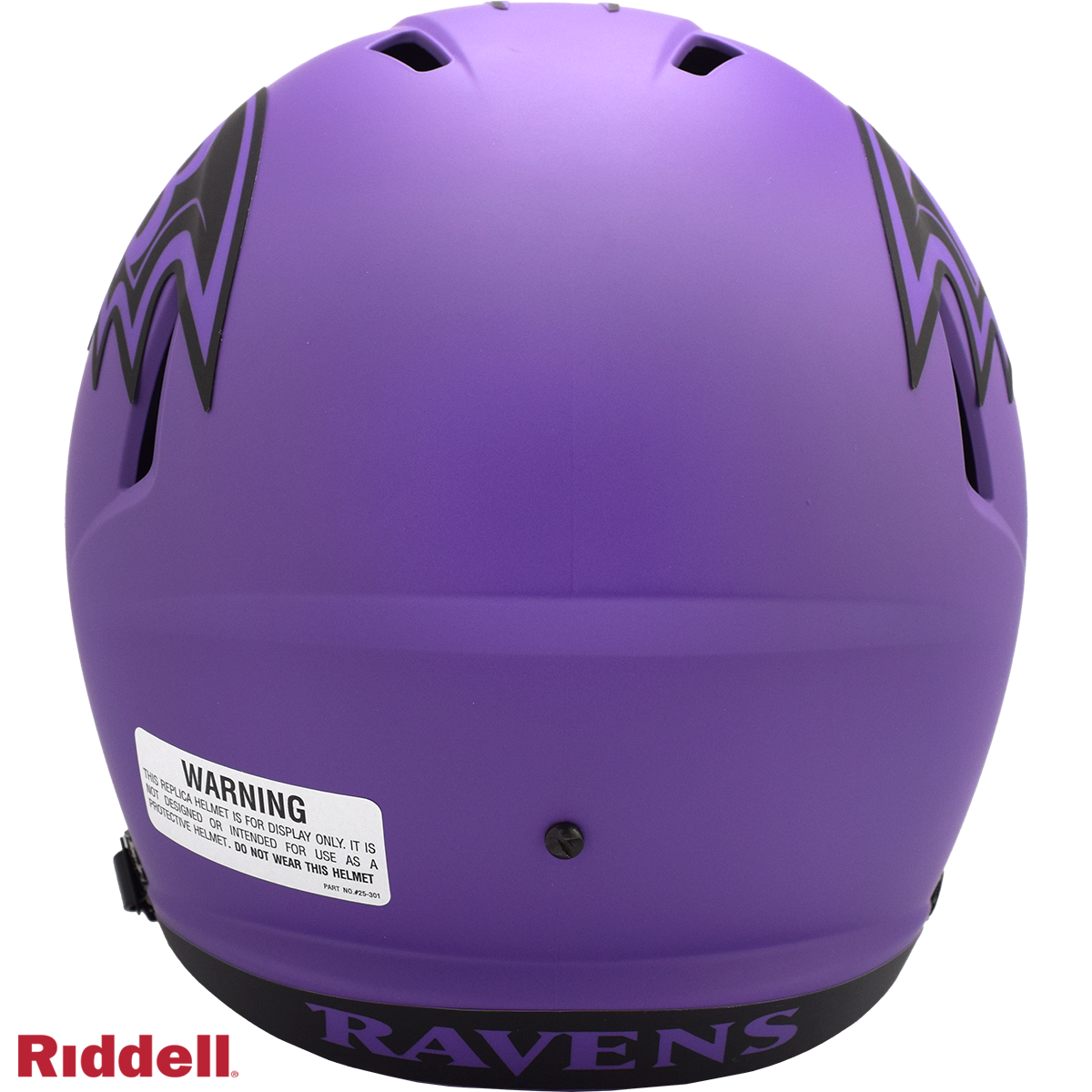 Baltimore Ravens Replica rave helmet BACK