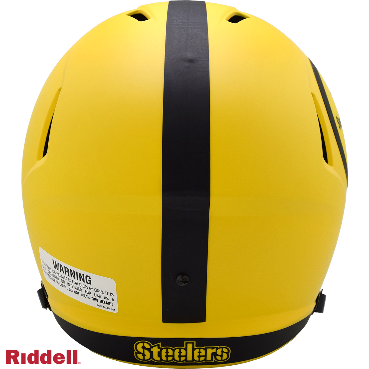 Pittsburgh Steelers Replica rave helmet BACK