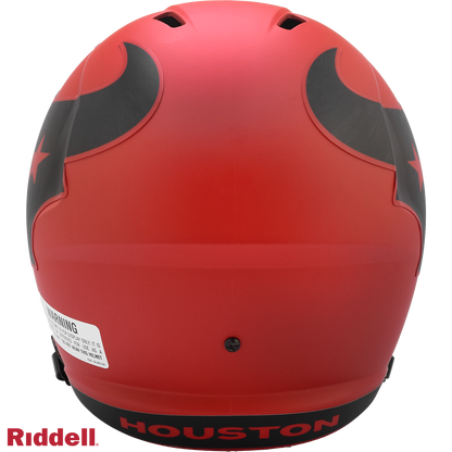 Houston Texans Replica rave helmet BACK
