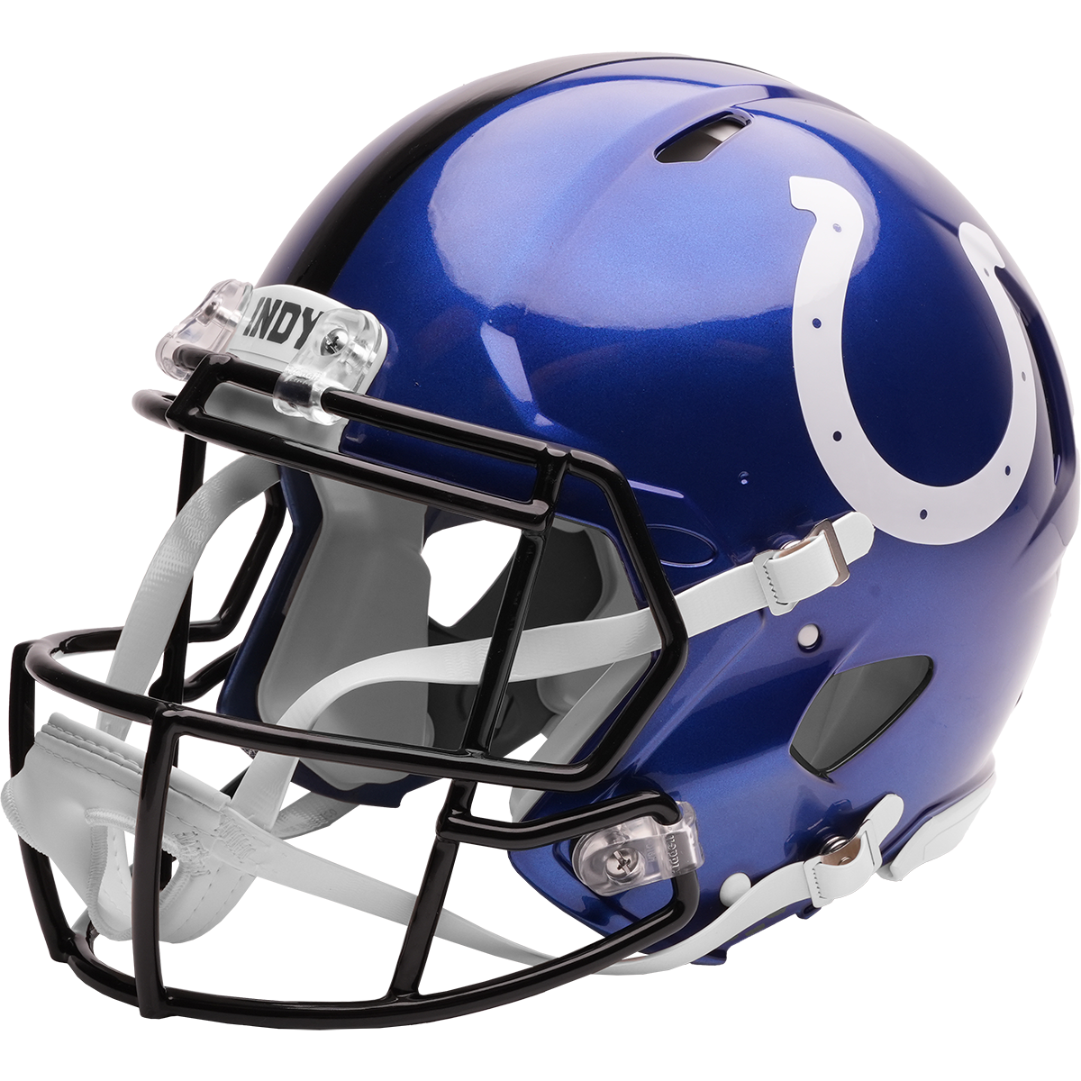 Indianapolis Colts authentic 2026 Rivalries Alternate full size helmet left side view