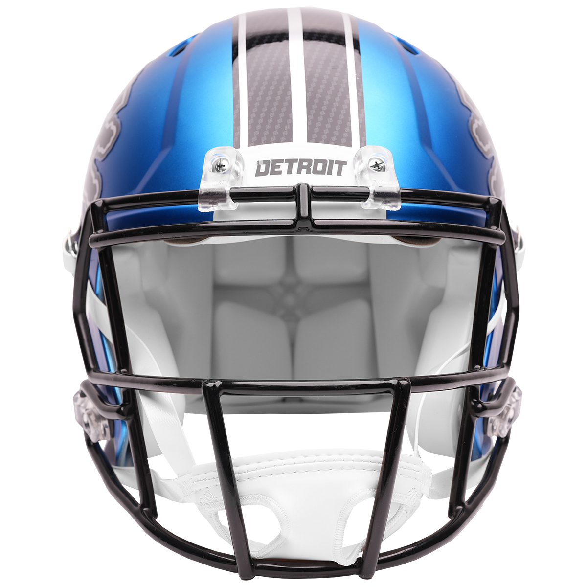 Detroit Lions authentic 2026 Rivalries Alternate full size helmet front view