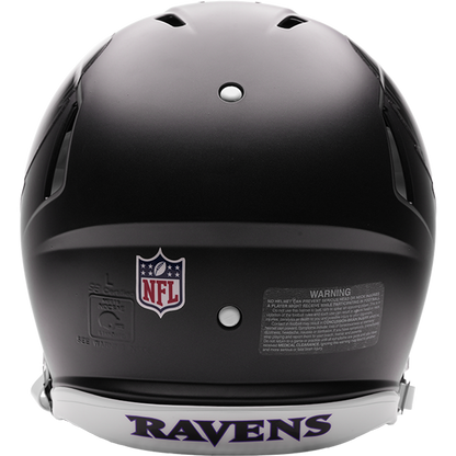 Baltimore Ravens (Darkness) 2026 Alternate authentic full size helmet - back