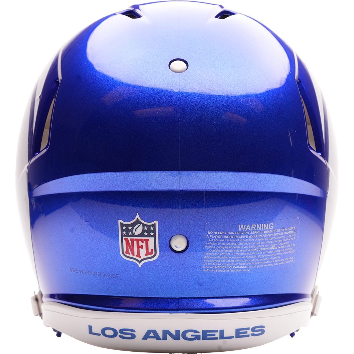 Los Angeles Rams 2026 Alternate authentic full size helmet - back