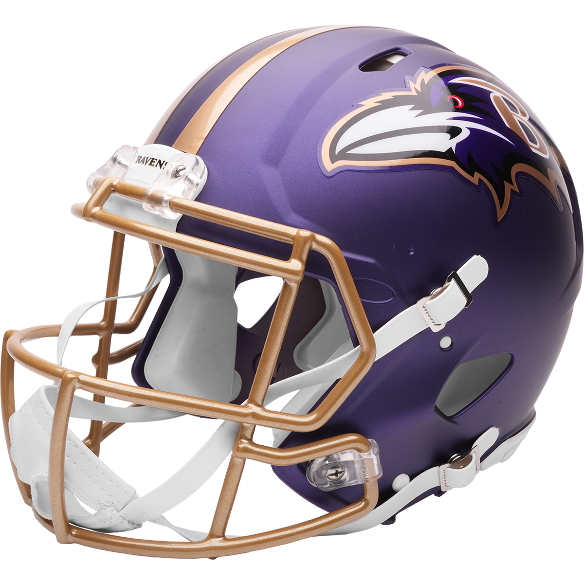 Baltimore Ravens (Purple Rising) 2026 Alternate authentic full size helmet - left