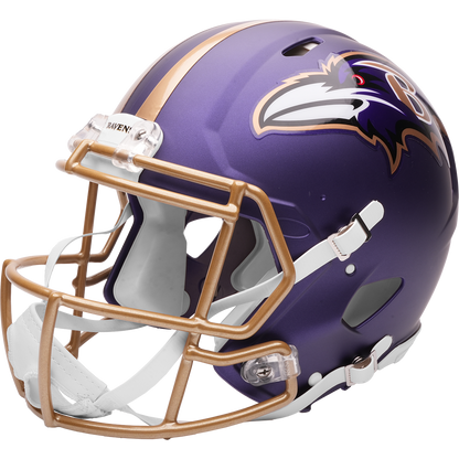 Baltimore Ravens (Purple Rising) 2026 Alternate authentic full size helmet - left