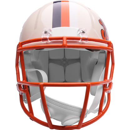 Chicago Bears Riddell Speed Retro Authentic Helmet – front facemask view