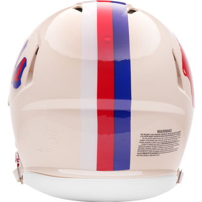 Buffalo Bills Riddell Speed Retro Authentic Helmet – back view