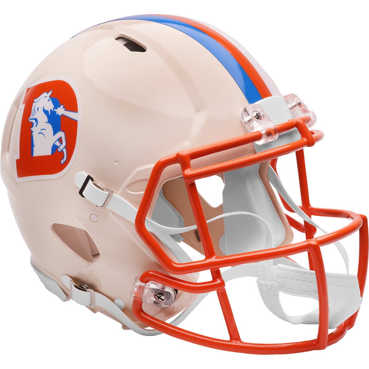Denver Broncos Riddell Speed Retro Authentic Helmet – main view