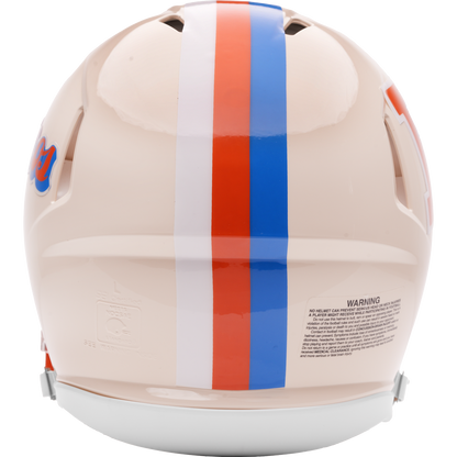 Denver Broncos Riddell Speed Retro Authentic Helmet – back view