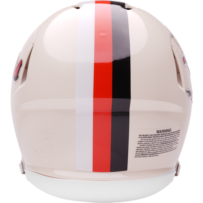 Cleveland Browns Riddell Speed Retro Authentic Helmet – back view