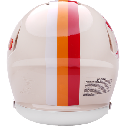 Tampa Bay Buccaneers Riddell Speed Retro Authentic Helmet – back view