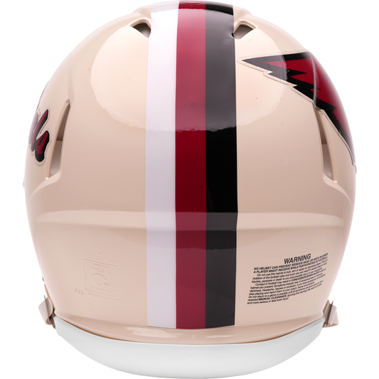 Arizona Cardinals Riddell Speed Retro Authentic Helmet – back view