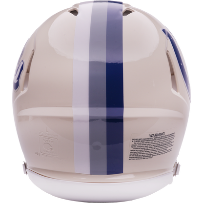 Indianapolis Colts Riddell Speed Retro Authentic Helmet – back view