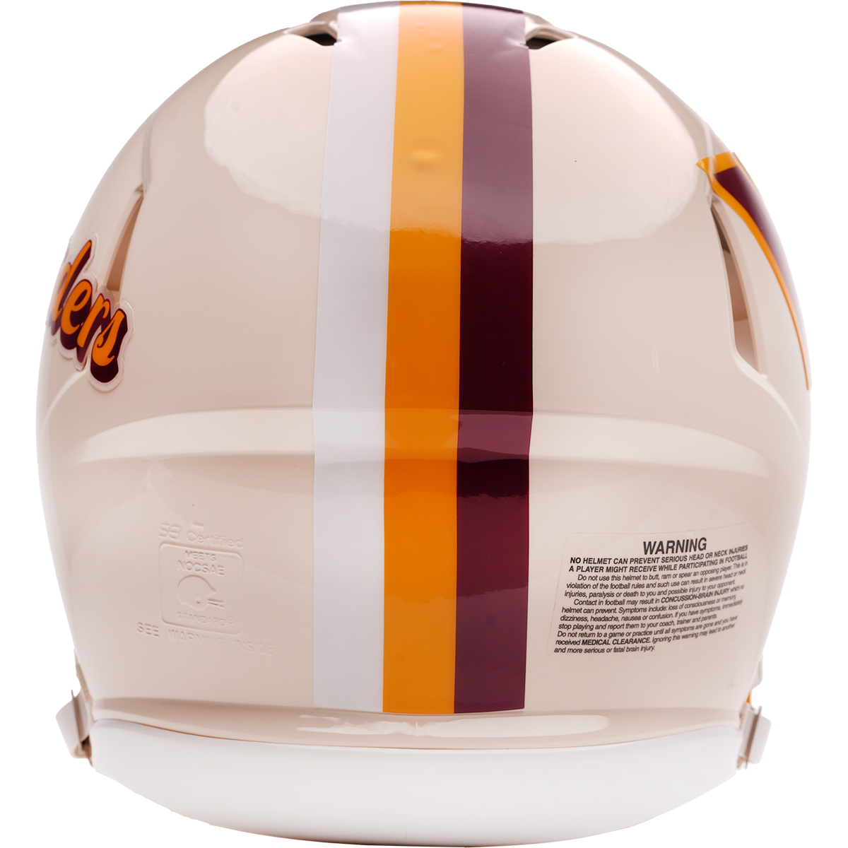 Washington Commanders Riddell Speed Retro Authentic Helmet – back view