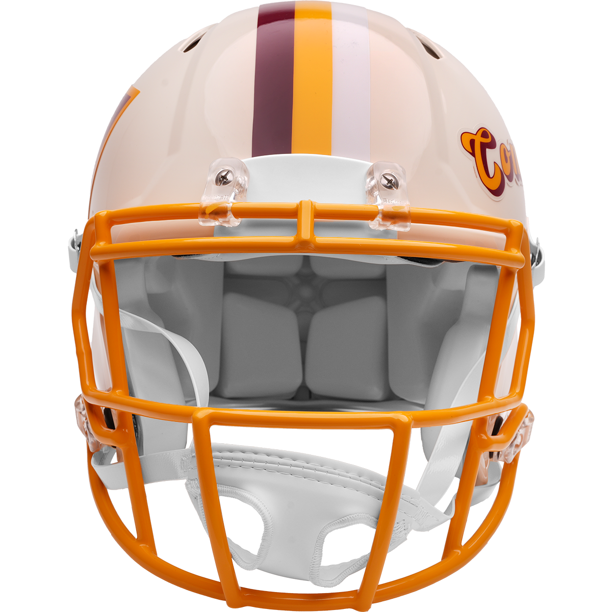 Washington Commanders Riddell Speed Retro Authentic Helmet – front facemask view