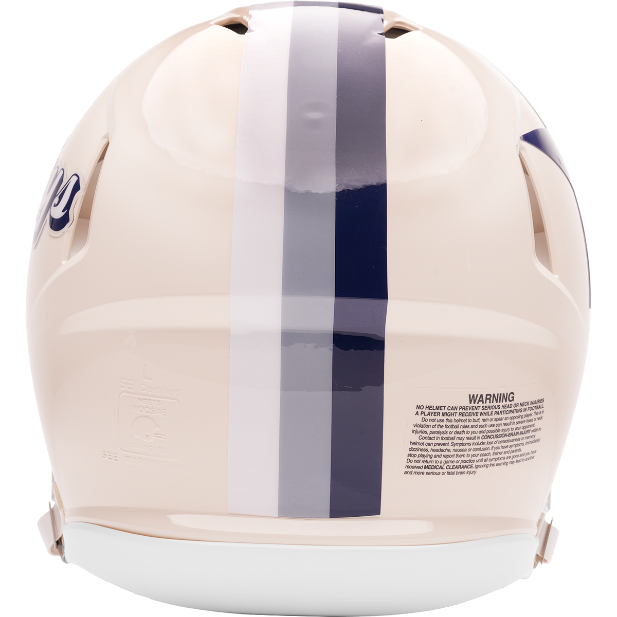 Dallas Cowboys Riddell Speed Retro Authentic Helmet – back view