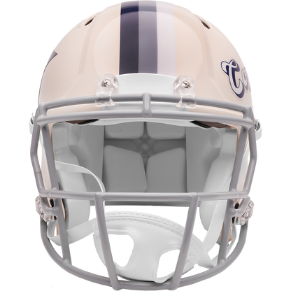 Dallas Cowboys Riddell Speed Retro Authentic Helmet – front facemask view