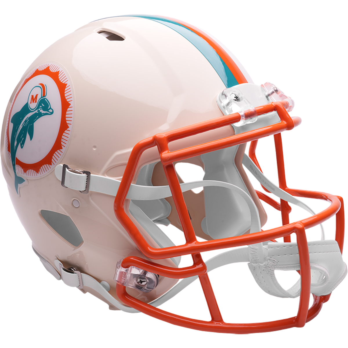 Miami Dolphins Riddell Speed Retro Authentic Helmet – main view