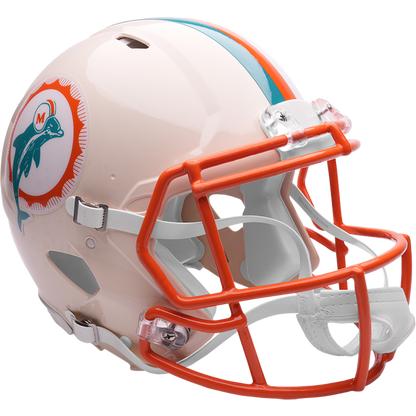 Miami Dolphins Riddell Speed Retro Authentic Helmet – main view
