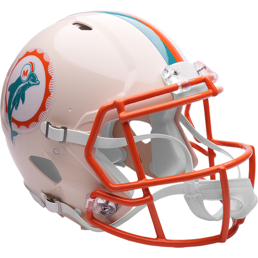 Miami Dolphins Riddell Speed Retro Authentic Helmet – main view