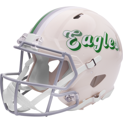Philadelphia Eagles Riddell Speed Retro Authentic Helmet – left side logo view